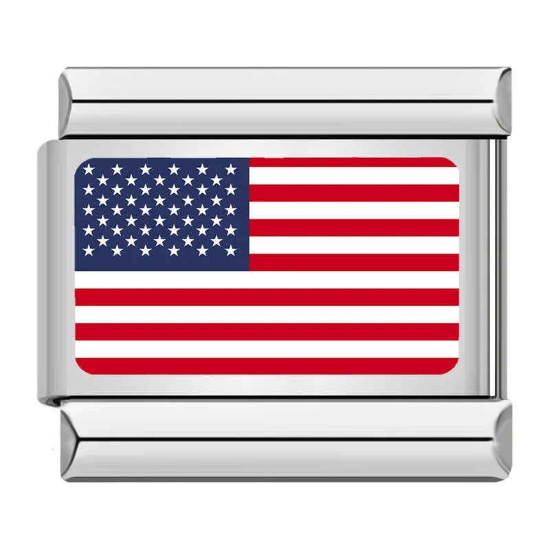 Maillons thème drapeaux